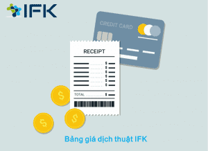 Bảng giá dịch thuật IFK