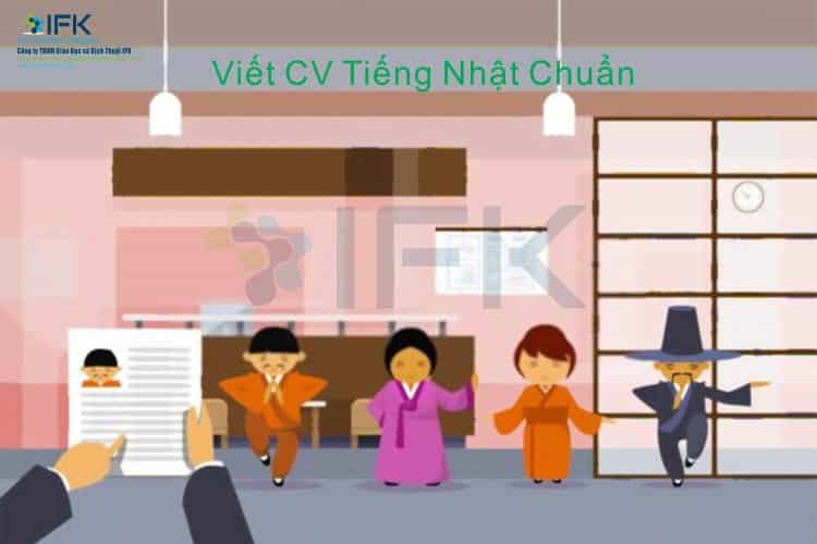 viet cv sang tieng tieng nhat chuan