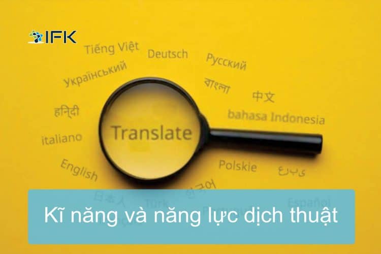 Kĩ năng và năng lực dịch thuật