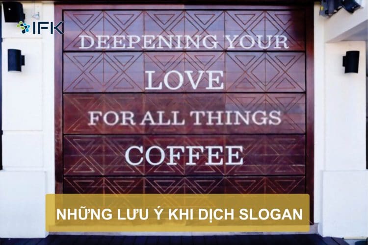 Lưu ý khi dịch slogan