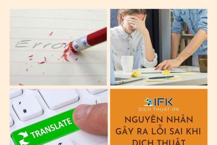 nguyên nhân gây ra lỗi sai khi dịch thuật