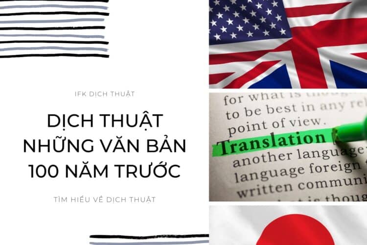 dich thuat van ban 100 nam truoc