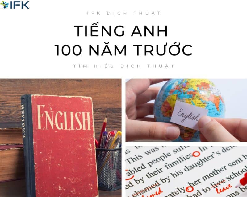 tieng anh 100 nam truoc