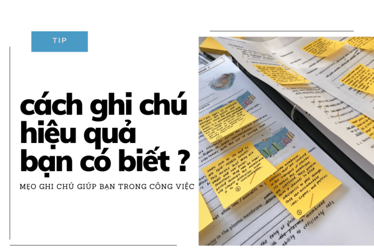 cach ghi chu