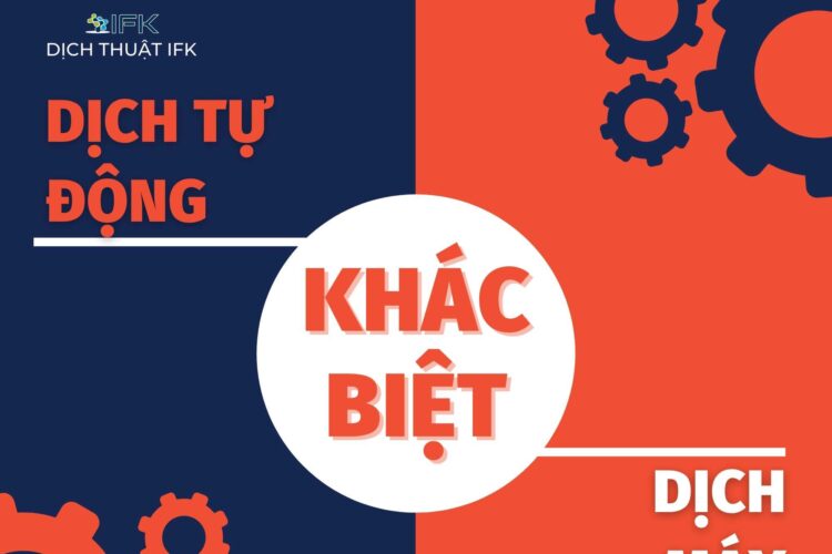 Su khac biet giua dich tu dong va dich may