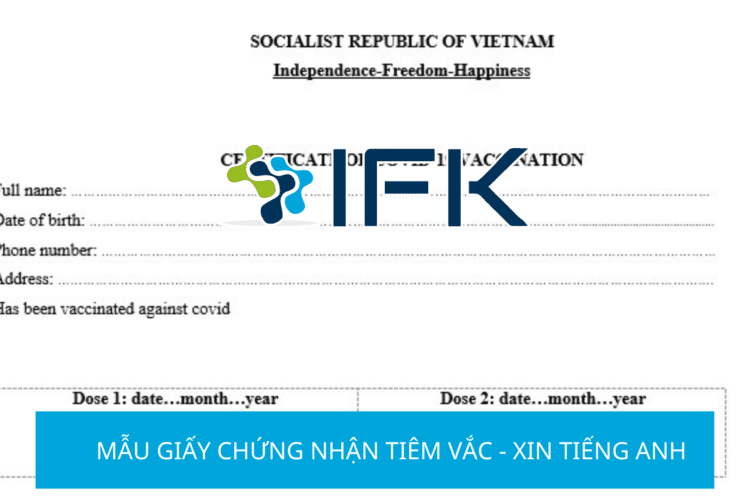 mẫu dịch giấy chứng nhận tiêm vắc xin tiếng anh