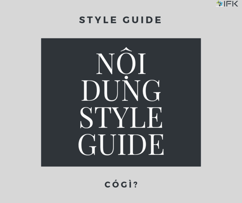 nội dung style guide