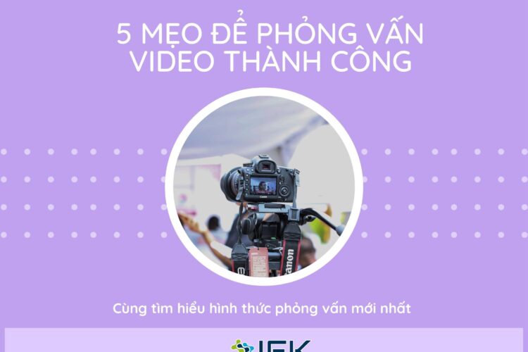 5 mẹo để phỏng vấn video thành công