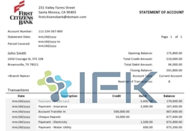 Account statement