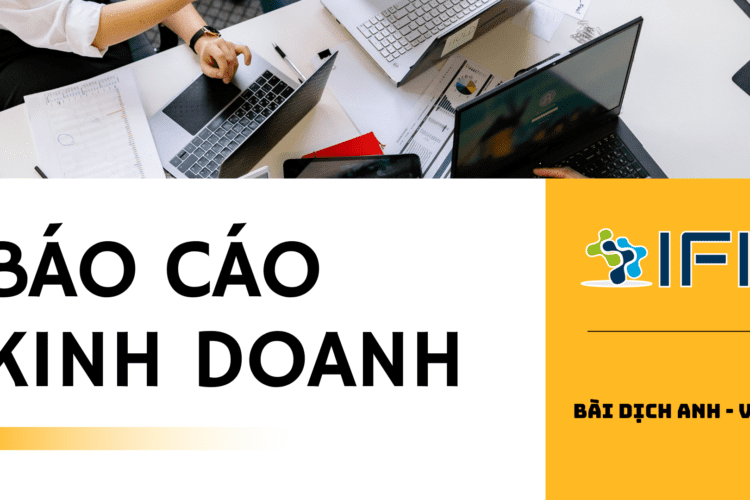 bài dịch Anh - Việt báo cáo kinh doanh