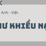 MẪU DỊCH ANH-VIỆT THƯ KHIẾU NẠI