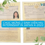 Chúc mừng 2 sinh viên Hồng Bàng nhận COE Internship Japan Tháng 4 2022