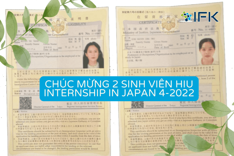 Internship Japan HIU IFK - Du Hoc Nhat Ban 2022