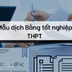 Mẫu dịch Bằng tốt nghiệp THPT