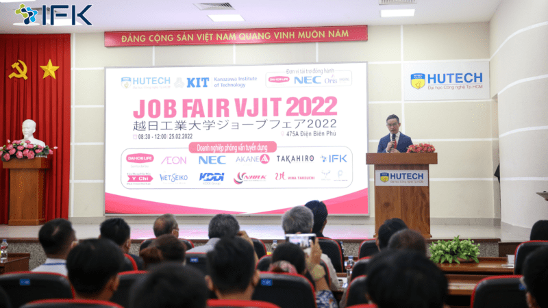 IFK MANG CHƯƠNG TRÌNH INTERNSHIP NHẬT BẢN ĐẾN NGÀY HỘI VIỆC LÀM TẠI HUTECH