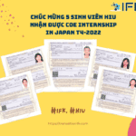 Chúc mừng 5 sinh viên HIU nhận COE Internship In Japan T4-2022