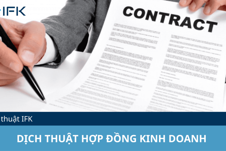 DỊCH THUẬT HỢP ĐỒNG KINH DOANH