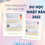 Chúc mừng 2 sinh viên nhận COE Du Học Nhật Bản 2022