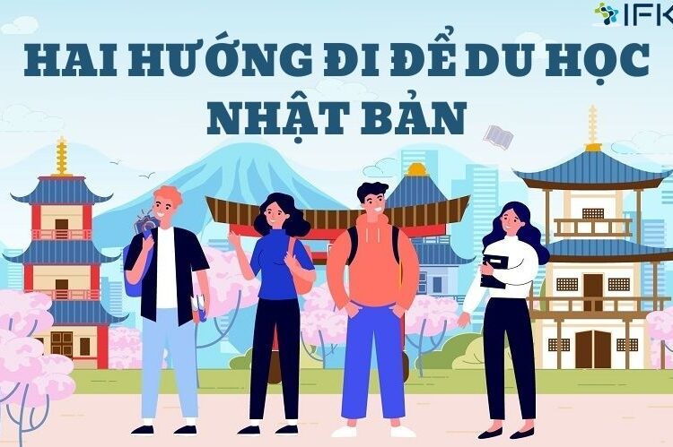 hai huong di de du hoc nhat ban