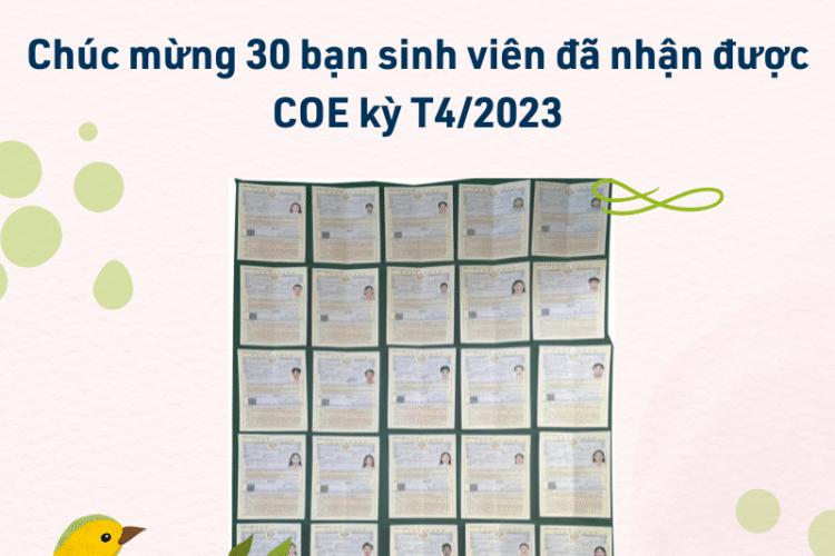 chuc mung 30 ban sinh vien da nhan nhan duoc coe ky t42023