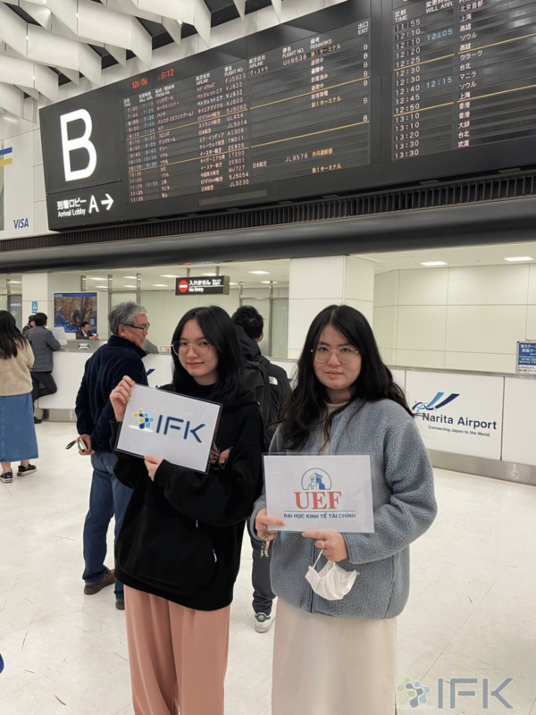 Tiễn sinh viên Trường Đại Học Kinh Tế Tài Chính UEF thực tập tại Nhật Bản T12/2023 | Du Học Nhật Bản - IFK