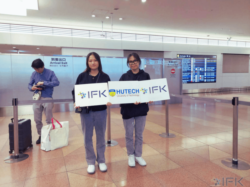 Tiễn sinh viên HUTECH internship tại Nhật Bản T1/2024 | Du Học Nhật Bản - IFK
