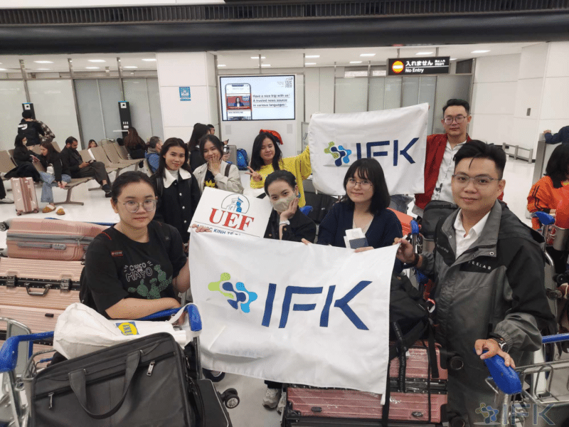 Tiễn sinh viên UEF thực tập tại Nhật Bản T2/2024 | Du Học Nhật Bản IFK