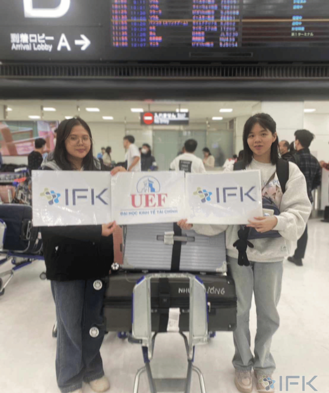 Tiễn 11 sinh viên UEF sang Nhật Bản thực tập T4/2024