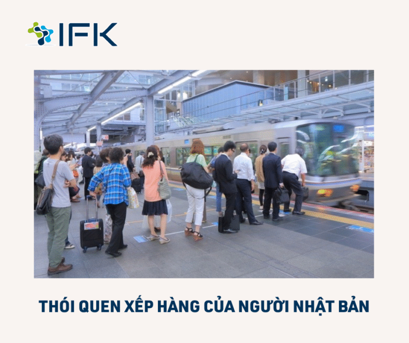 Thoi quen xep hang cua nguoi Nhat Ban