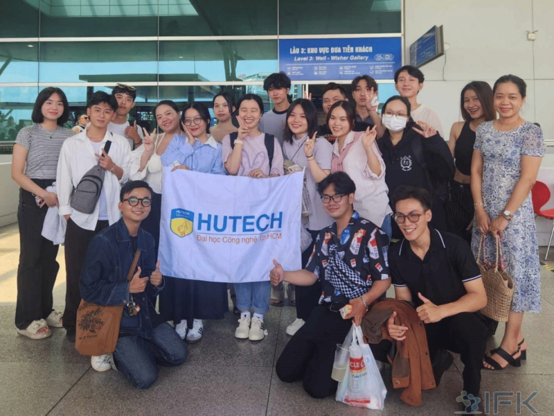 Tiễn 3 sinh viên Hutech thực tập tại Nhật Bản T6-2024 | Du Học Nhật Bản IFK