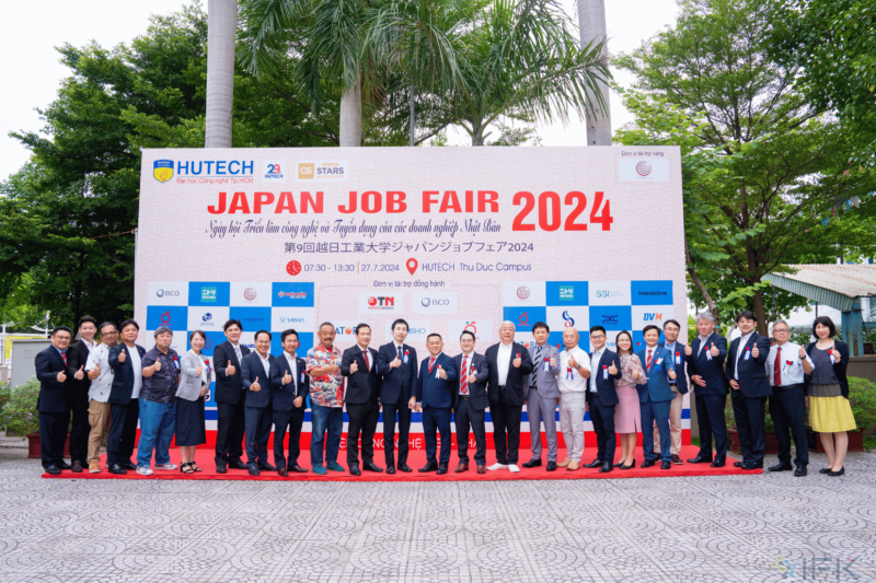 IFK tham gia sự kiện Japan JobFair VJIT của Trường Đại Học Công Nghệ TPHCM (HUTECH) T7/2024