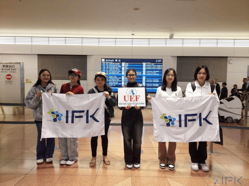 IFK tiễn sinh viên thực tập tại Nhật Bản của Trường UEF T7/2024