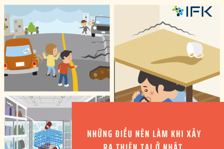 NHỮNG ĐIỀU NÊN LÀM KHI XẢY RA THIÊN TAI Ở NHẬT