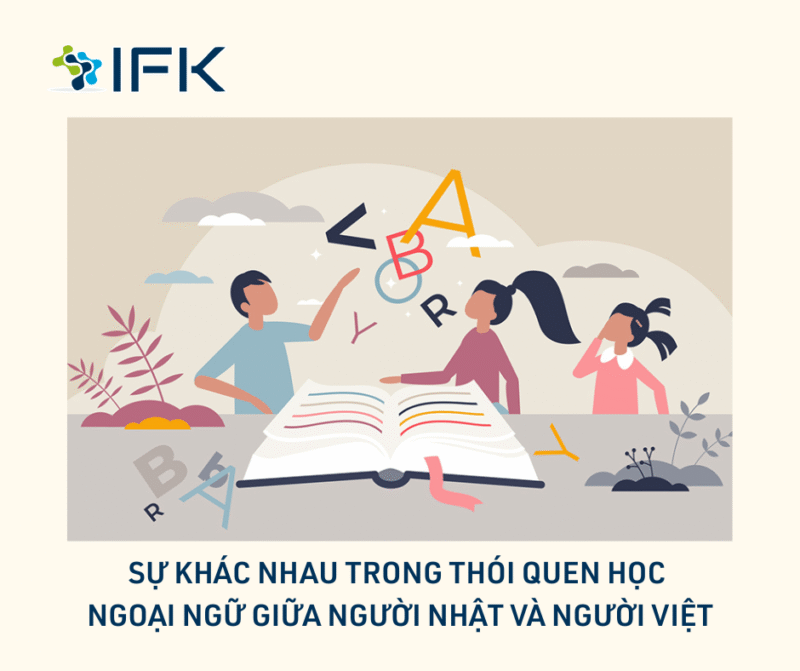 Su khac nhau trong thoi quen hoc ngoai ngu giua nguoi nhat va nguoi viet