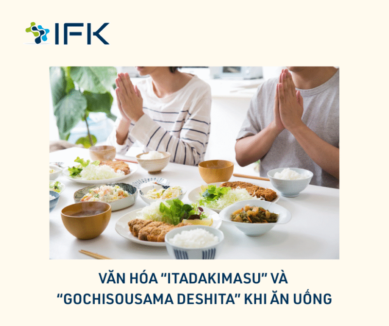 Van hoa “Itadakimasu” va “Gochisousama deshita” khi an uong