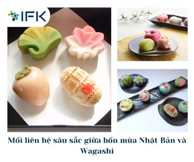 Mối liên hệ sâu sắc giữa bốn mùa Nhật Bản và Wagashi