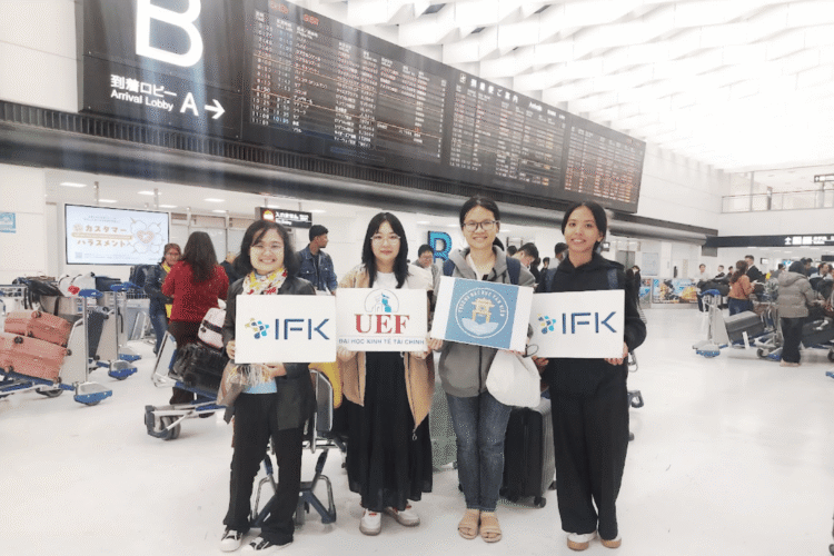Tiễn sinh viên UEF HUTECH VHU thực tập tại Nhật Bản T5/2025 | Du Học Nhật Bản IFK