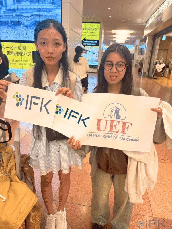 Tiễn 2 sinh viên UEF thực tập tại Nhật Bản T7/2025 | Du Học Nhật Bản IFK