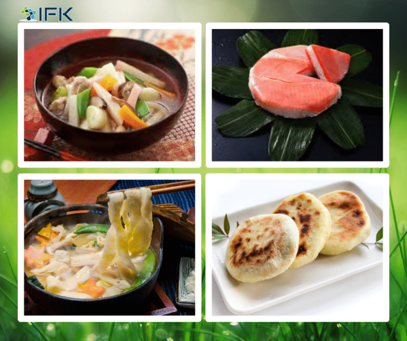 Ẩm thực địa phương của vùng Koshinetsu và Hokuriku