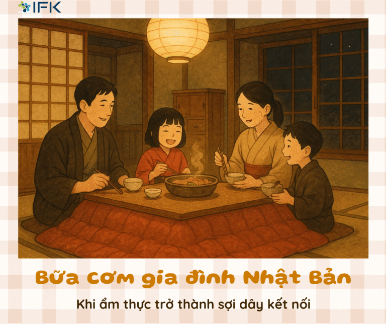 Bữa cơm gia đình Nhật Bản – Khi ẩm thực trở thành sợi dây kết nối