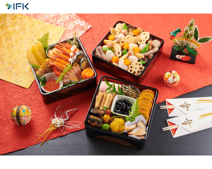 mâm cơm gia đình Nhật ngày Tết (Osechi Ryōri) đầy sắc màu