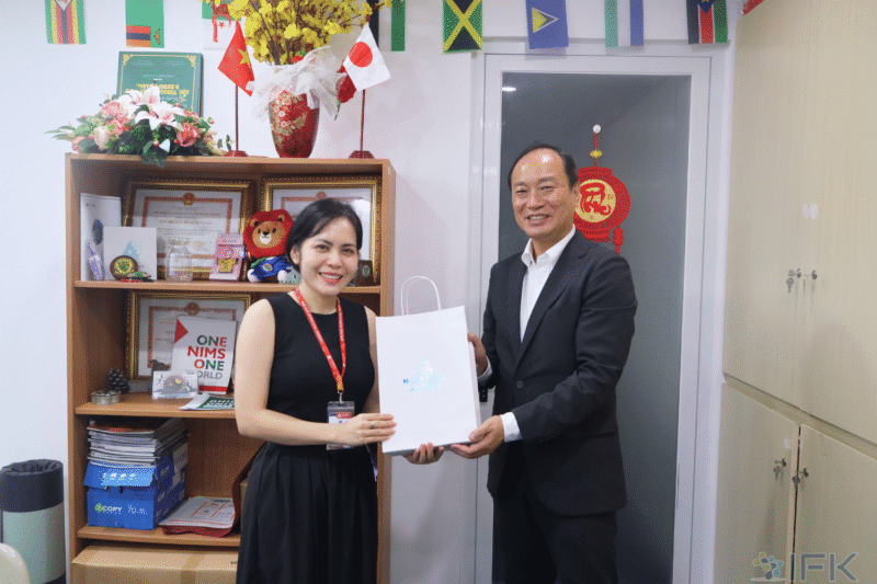 IFK và đối tác Nhật Bản đến thăm và làm việc tại trường Đại Học Quốc Tế Hồng Bàng (HIU) | IFK