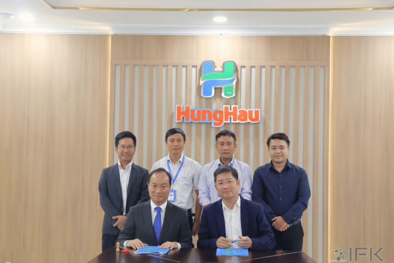 Lễ ký kết hợp tác IFK và đối tác Nhật Bản với Tập Đoàn Hùng Hậu | IFK