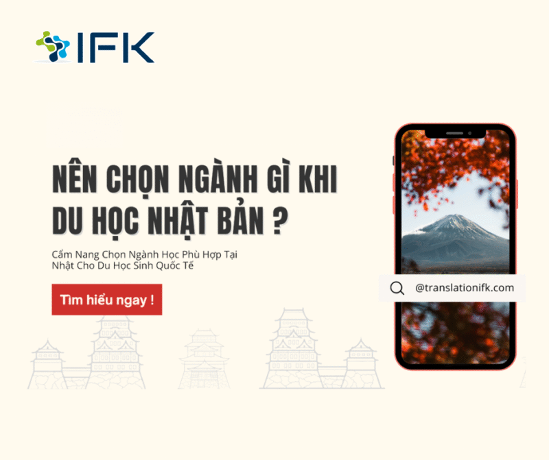 Cam nang chon nganh hoc phu hop khi du hoc tai Nhat Ban