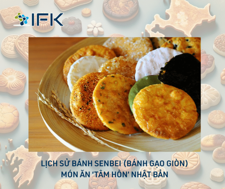 Lich su banh senbei (banh gao gion) – mon an ‘tam hon’ nhat ban