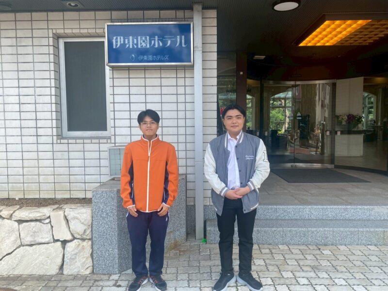 Hai sinh vien HUTECH UEF internship tai Nhat v5